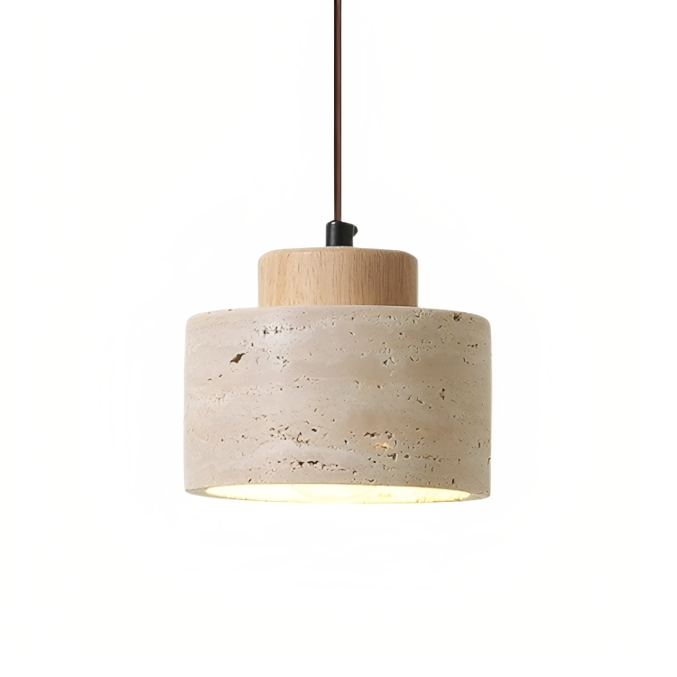 Elegant Natural Stone Pendant Light - Lusomart