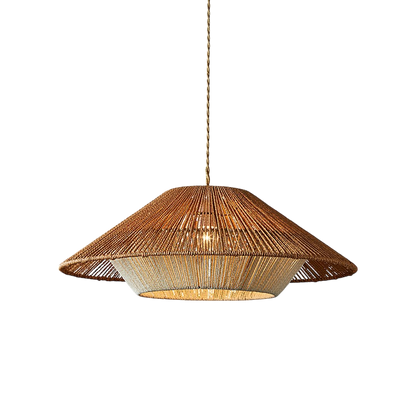 Natural Bamboo Pendant Light for Modern Homes - Lusomart