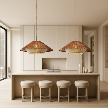 Pendrix | Artistic Woven Bamboo Hanging Lamp for Modern Interiors 5