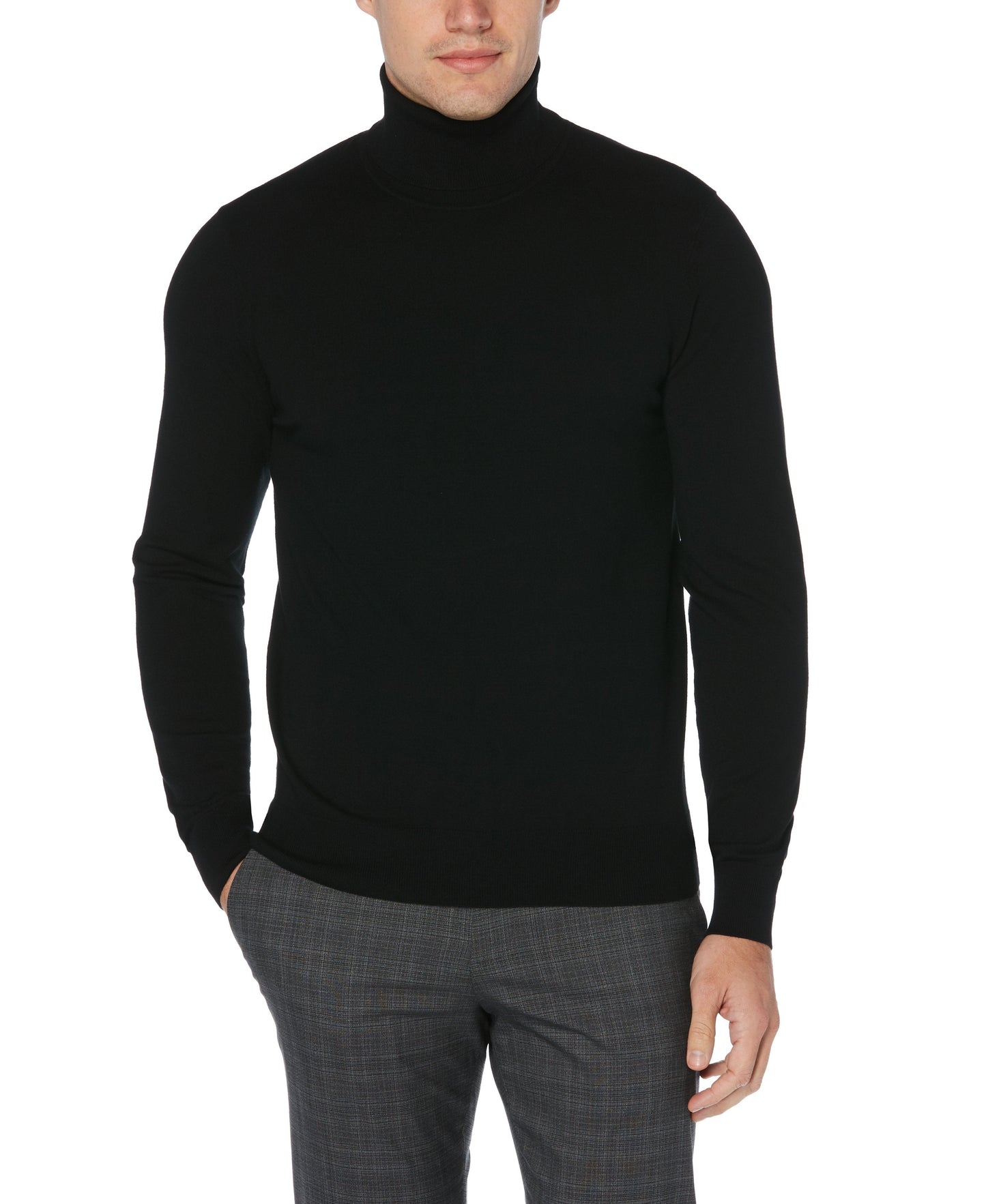 Soft Tech Knit Crew Neck Sweater - Lusomart