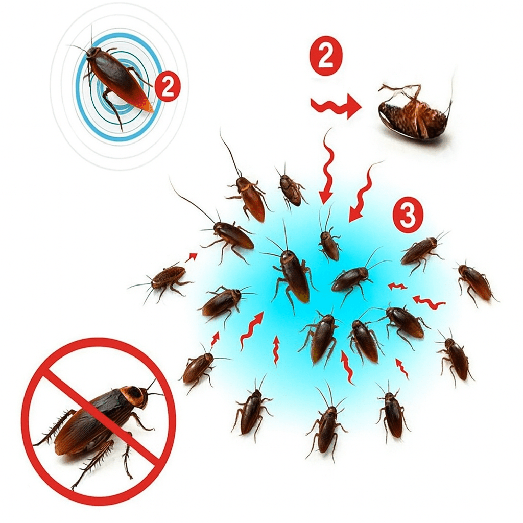 PestGuard | Effective Low-Odor Cockroach Gel Bait Kit (3 x 10g) 4