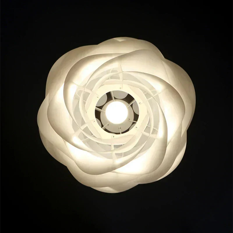 Elegant Layered Ceiling Lamp with LED Lighting