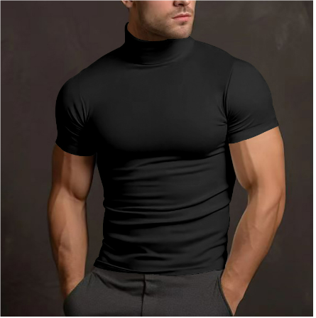 Timeless Men's Turtleneck Jumper with Clean Classic Style - Lusomart