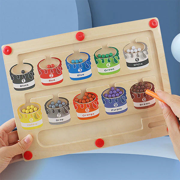Fun Wooden Puzzle Toy for Kids Ages 2 and Up - Lusomart