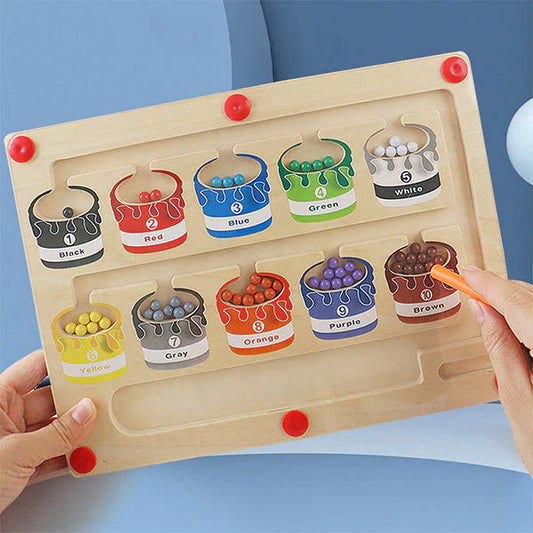 Fun Wooden Puzzle Toy for Kids Ages 2 and Up - Lusomart