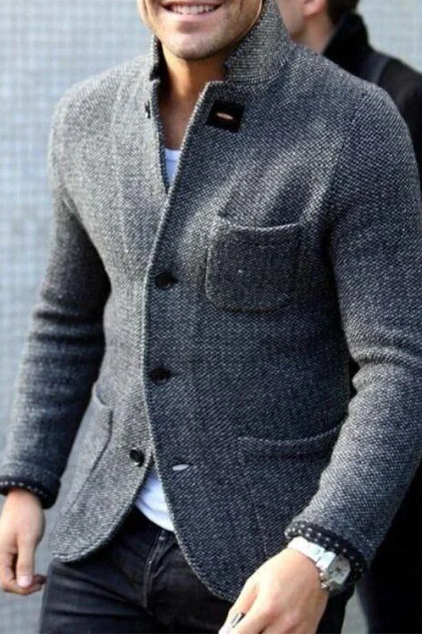 Slim Fit Men's Classic Down Jacket - Lusomart