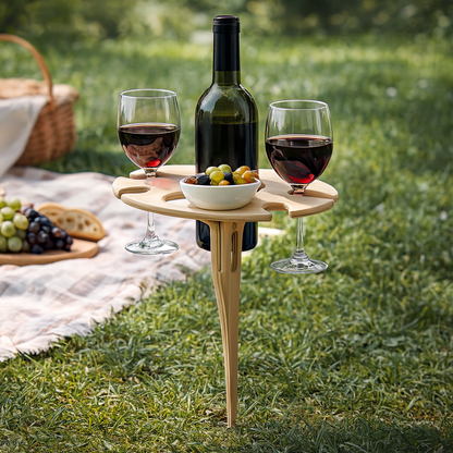 Portable Wine Table Outdoor Party Stand - Lusomart