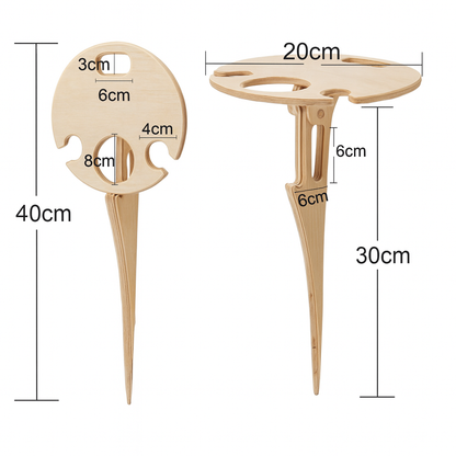 Portable Wine Table Outdoor Party Stand