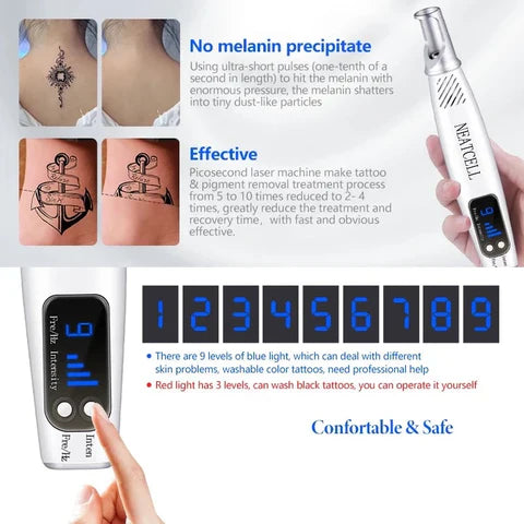 At Home Skin Tattoo Remover Laser Pen Device