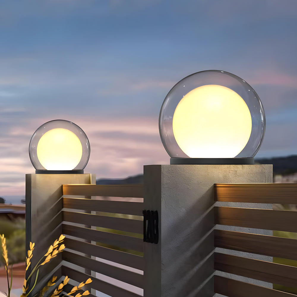 Outdoor Double Layer Solar Globe Lanterns