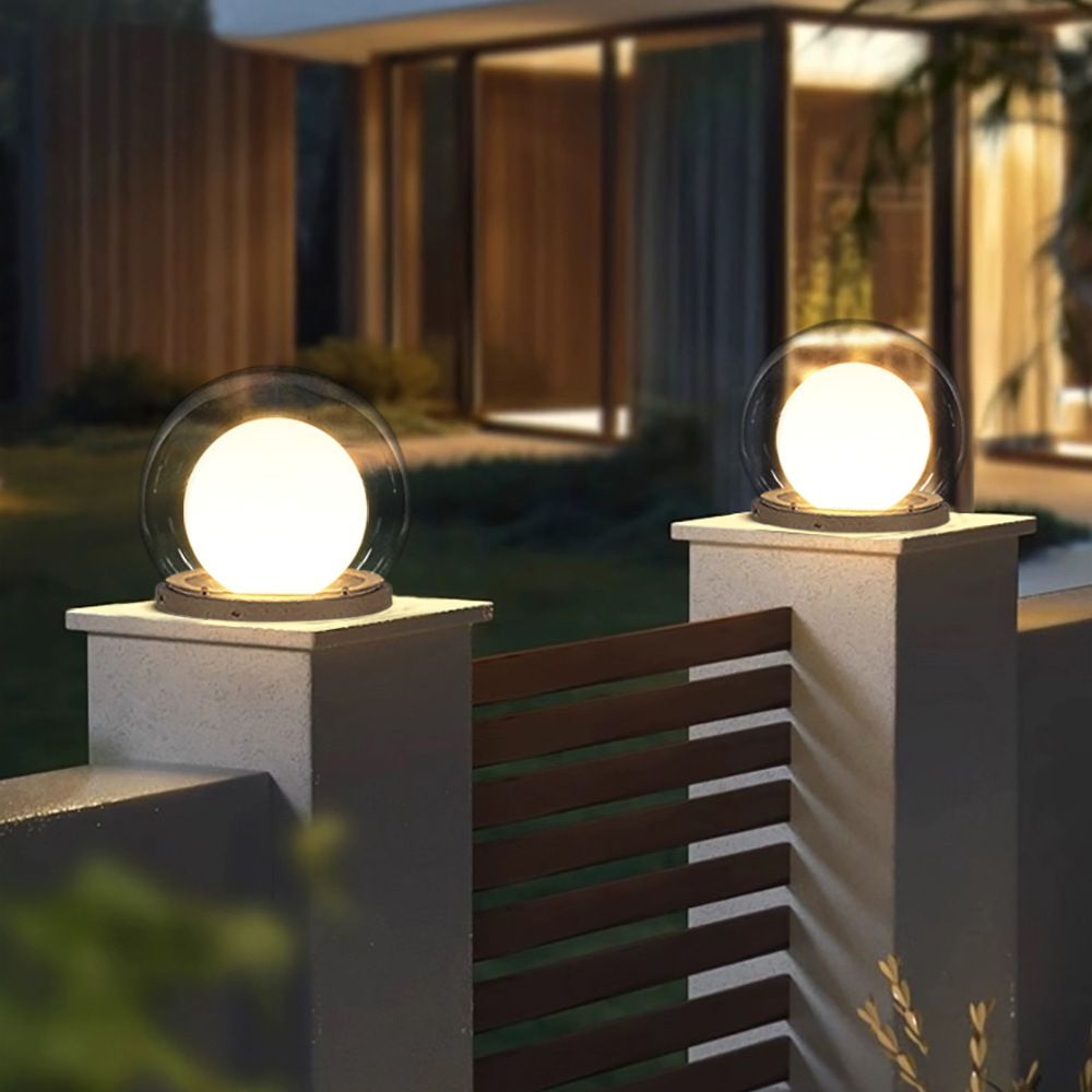Outdoor Double Layer Solar Globe Lanterns