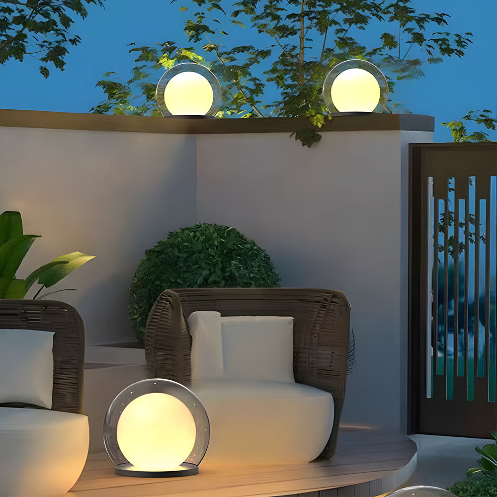 Outdoor Double Layer Solar Globe Lanterns