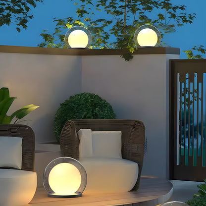 Outdoor Double Layer Solar Globe Lanterns