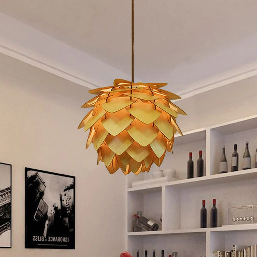 Farmhouse Style Wood Pendant Lighting - Lusomart