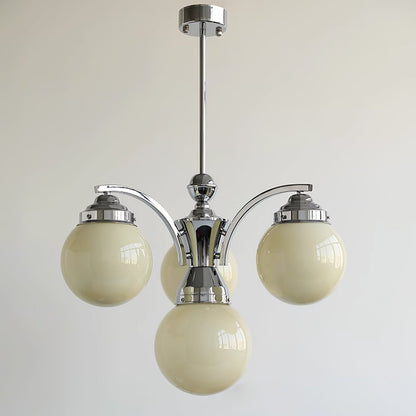 Round Rosy White Crystal Chandelier Soft Glow