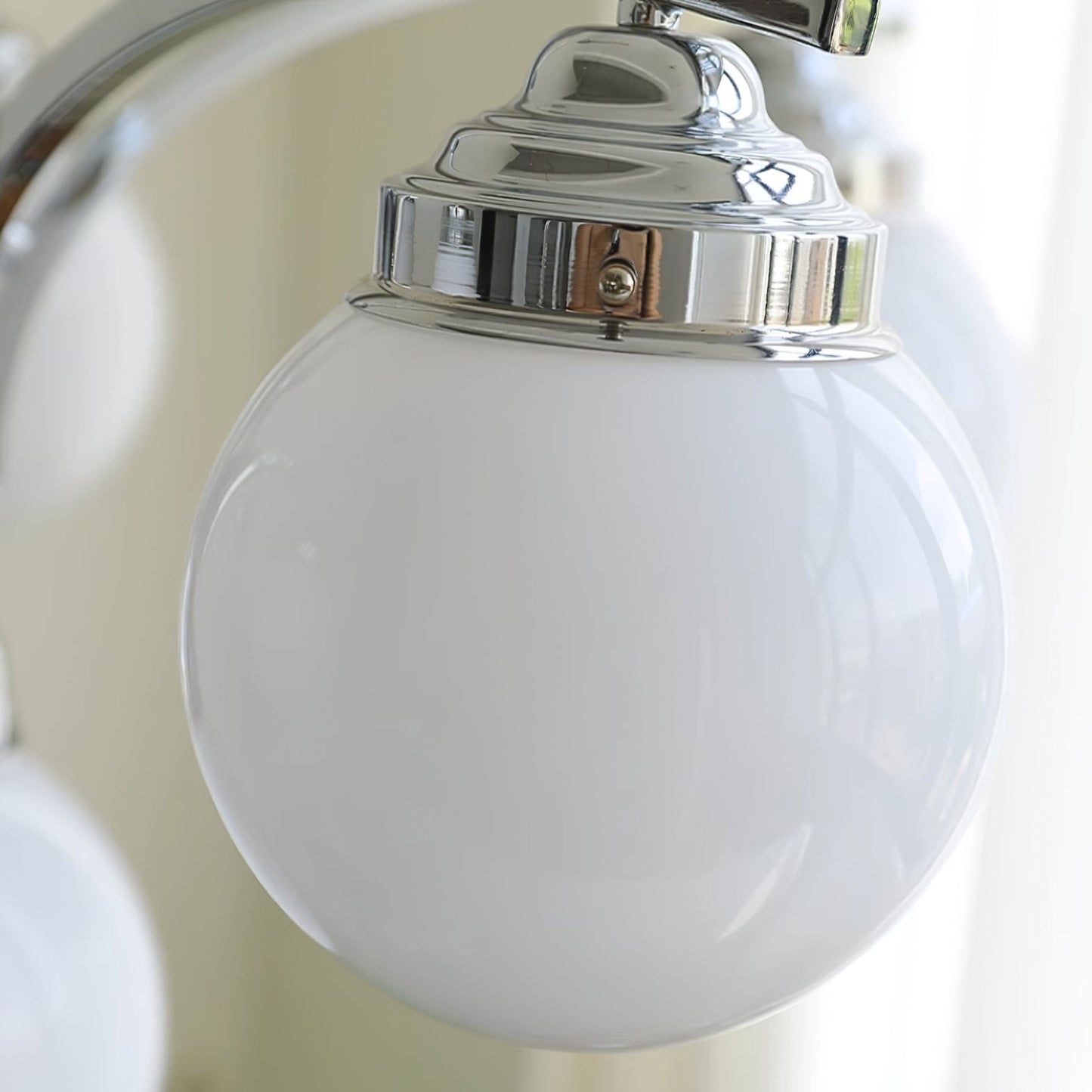 Round Rosy White Crystal Chandelier Soft Glow