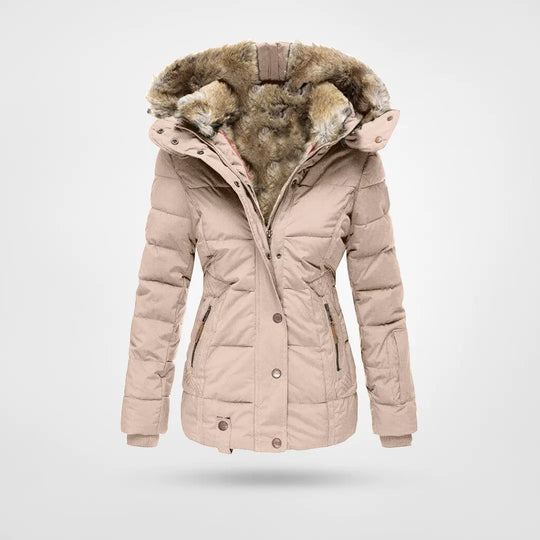 Cold Weather Insulated Snow Jacket with Hood