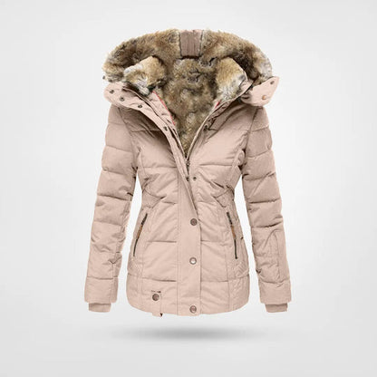 Cold Weather Insulated Snow Jacket with Hood