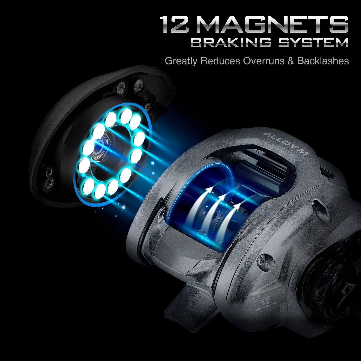 Durable Saltwater Baitcasting Fishing Reel