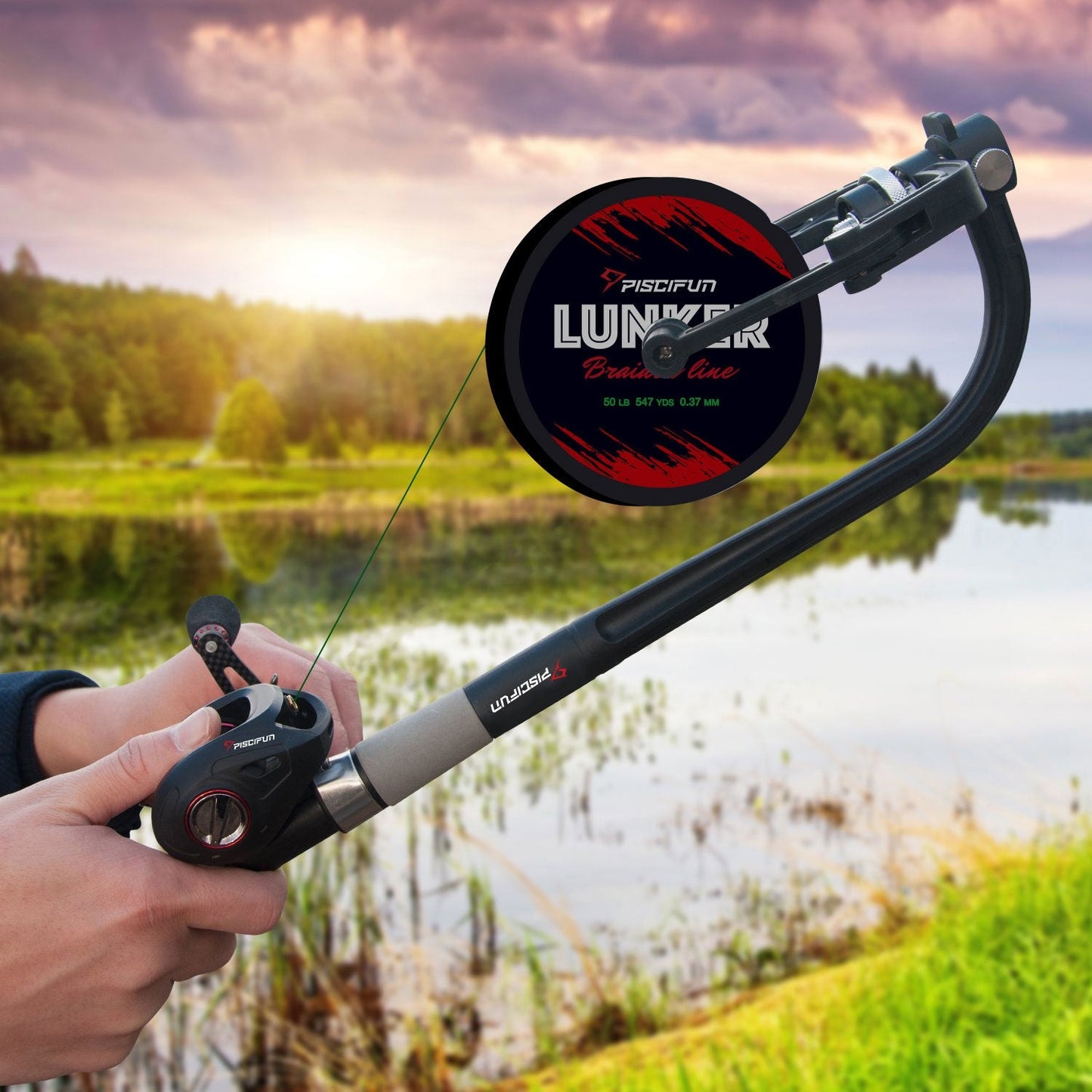 Fast Fishing Line Spooler Tool Line Winder