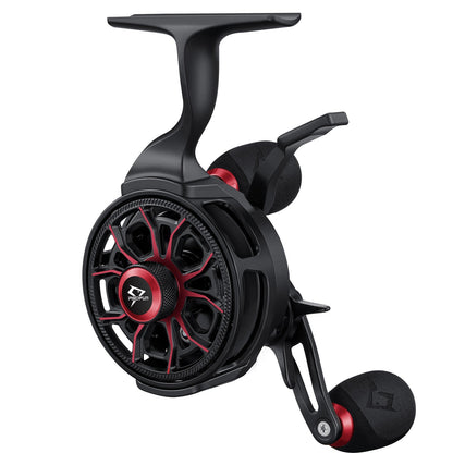 Premium Carbon Inline Ice Fishing Reel with Magnetic System - Lusomart