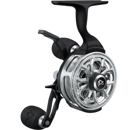 Premium Carbon Inline Ice Fishing Reel with Magnetic System