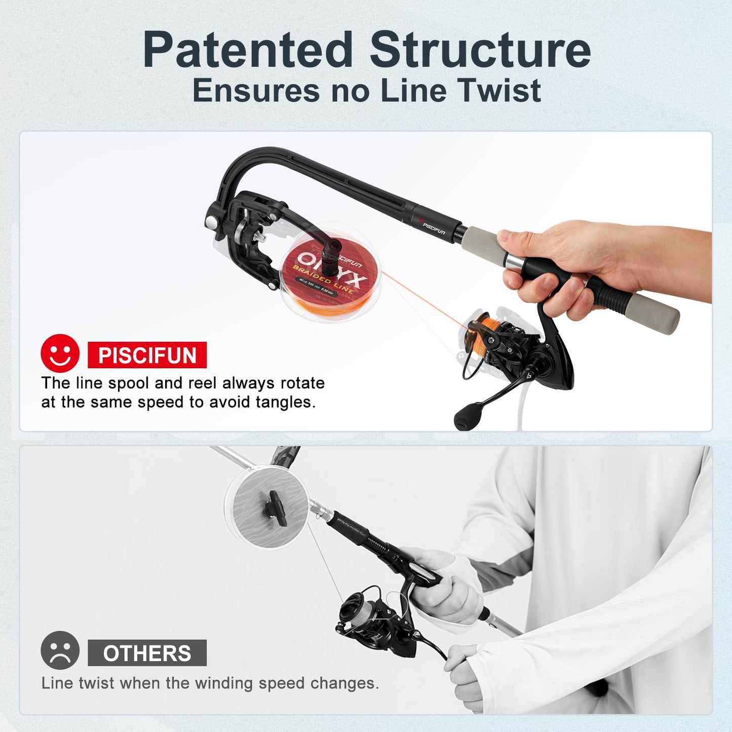 Fast Fishing Line Spooler Tool Line Winder