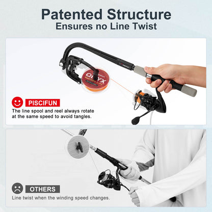 Fast Fishing Line Spooler Tool Line Winder