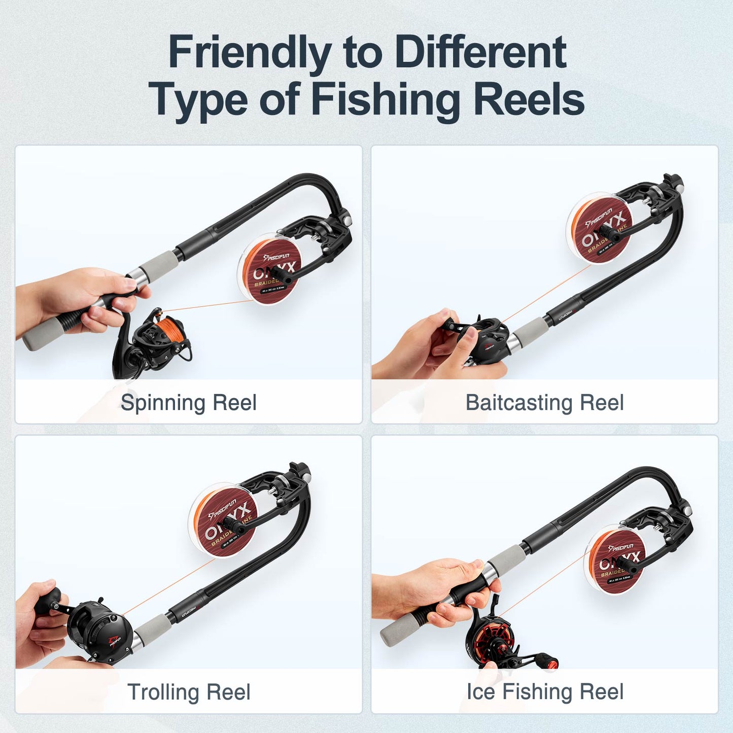 Fast Fishing Line Spooler Tool Line Winder