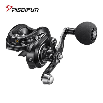 Powerful Baitcasting Fishing Reel 15kg Drag 8+1 Bearings