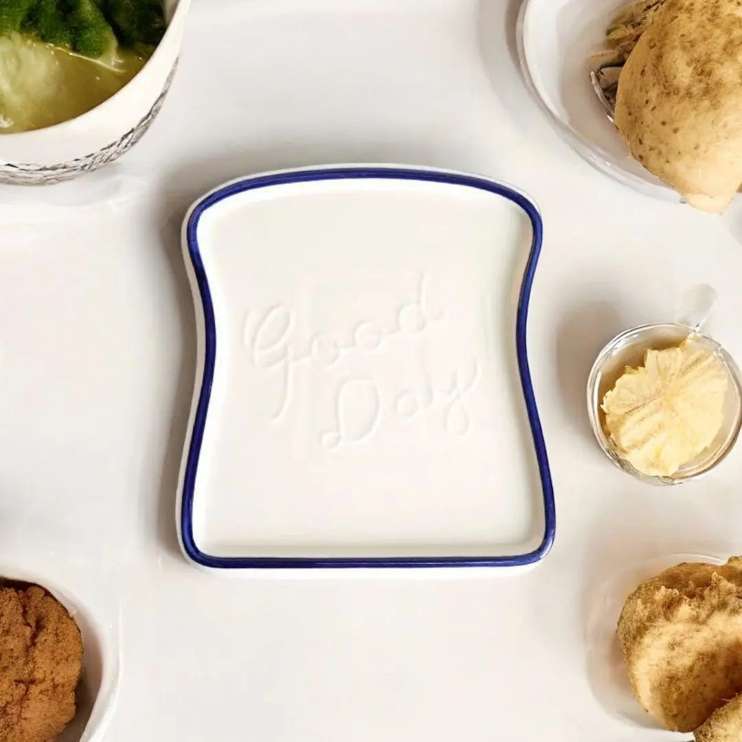 Platti Toast Shaped Ceramic Plate Inovessa