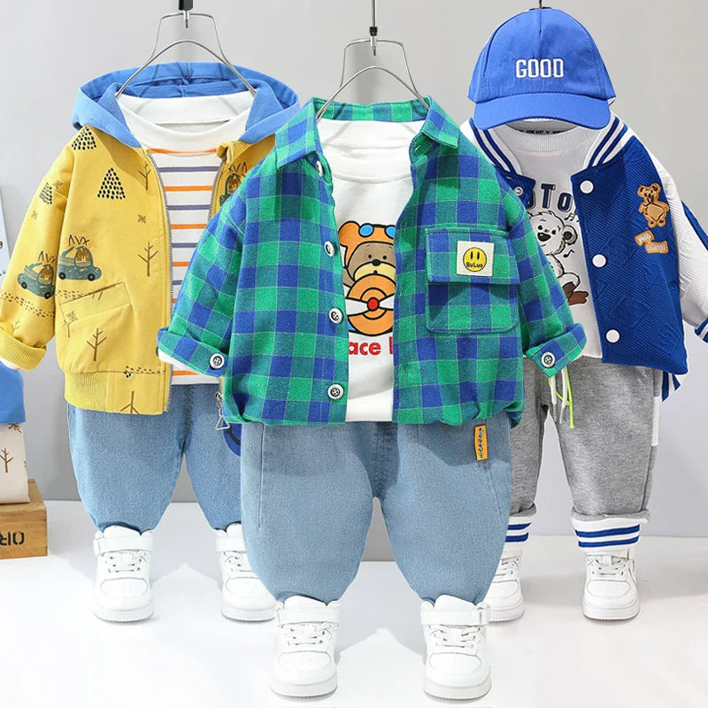 PlayPals™ – Comfortable 3-Piece Toddler Set – Warm Playwear Set 1