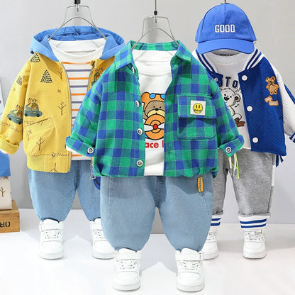 PlayPals™ – Comfortable 3-Piece Toddler Set – Warm Playwear Set 1