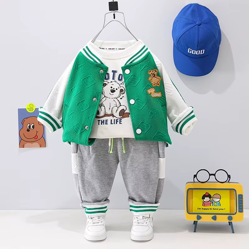 PlayPals™ – Comfortable 3-Piece Toddler Set – Warm Playwear Set 11