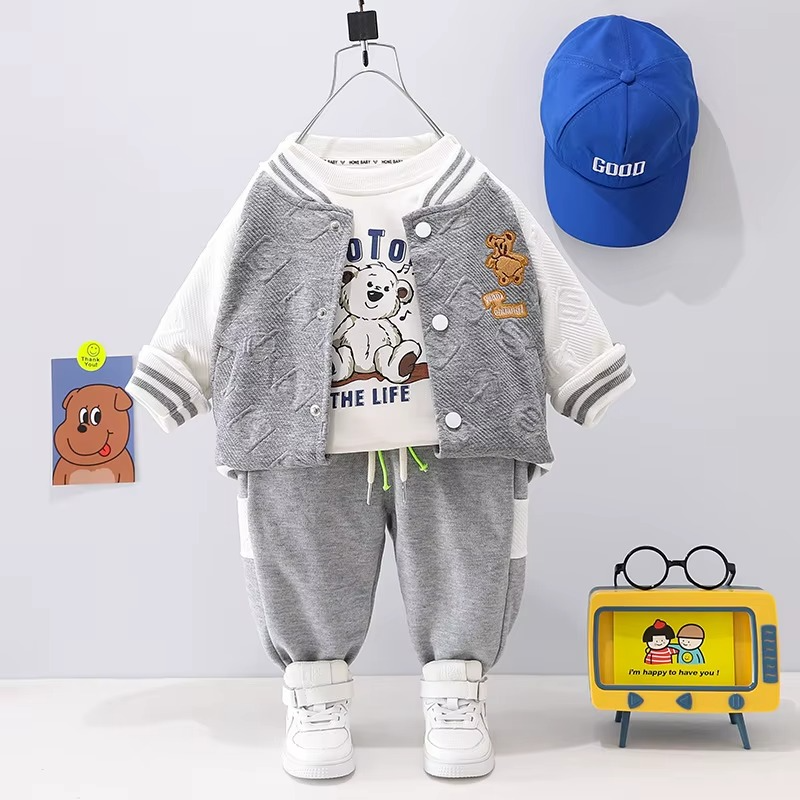 PlayPals™ – Comfortable 3-Piece Toddler Set – Warm Playwear Set 4