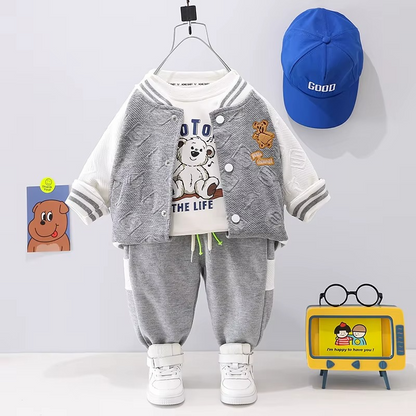 PlayPals™ – Comfortable 3-Piece Toddler Set – Warm Playwear Set 4