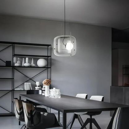 Elegant Glass Drop Ceiling Lamp - Lusomart