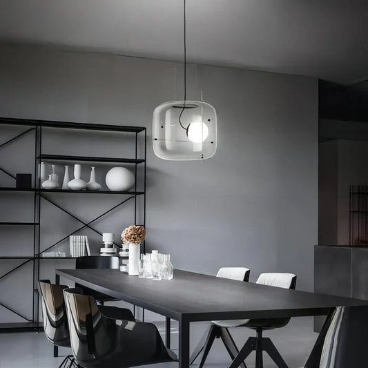 Elegant Glass Drop Ceiling Lamp - Lusomart
