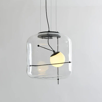 Elegant Glass Drop Ceiling Lamp