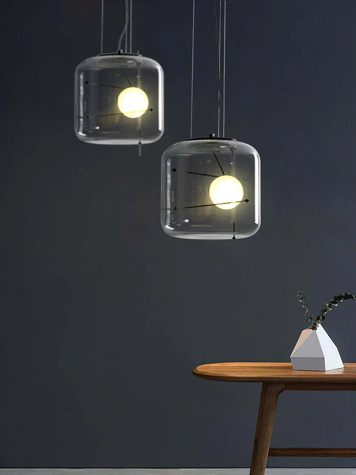 Elegant Glass Drop Ceiling Lamp