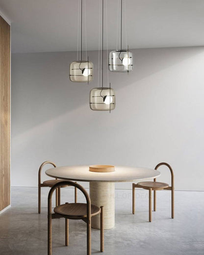 Elegant Glass Drop Ceiling Lamp