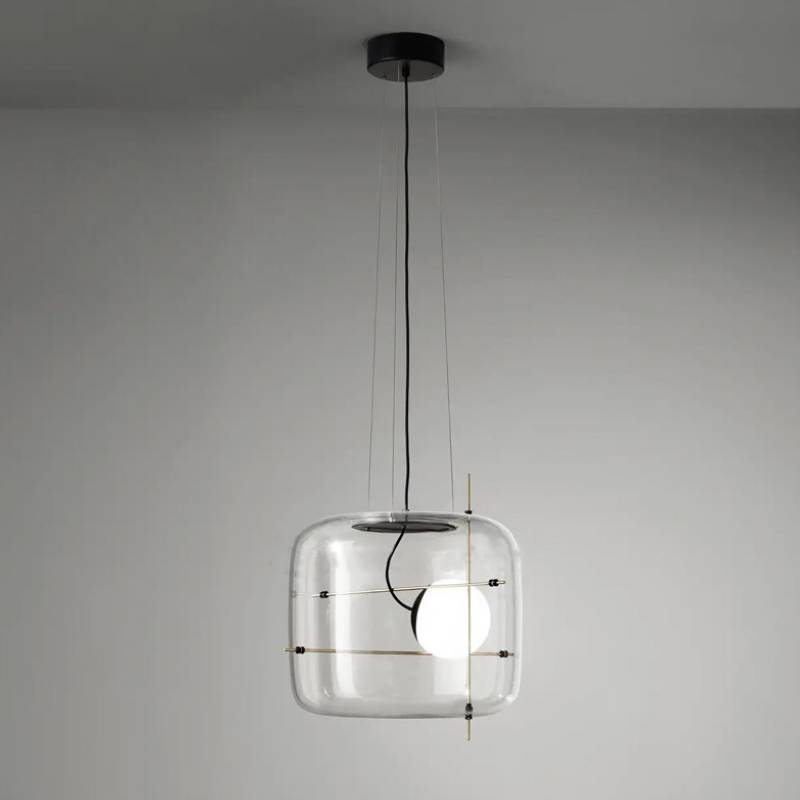 Elegant Glass Drop Ceiling Lamp