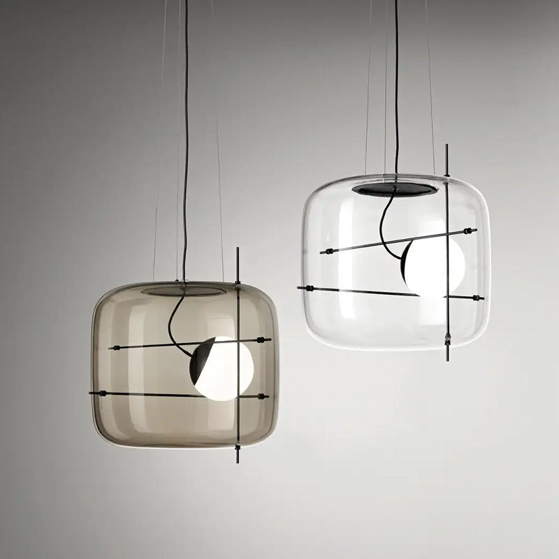 Elegant Glass Drop Ceiling Lamp