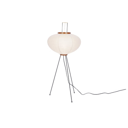 Warm White Paper Floor Lamp with Soft Lighting
