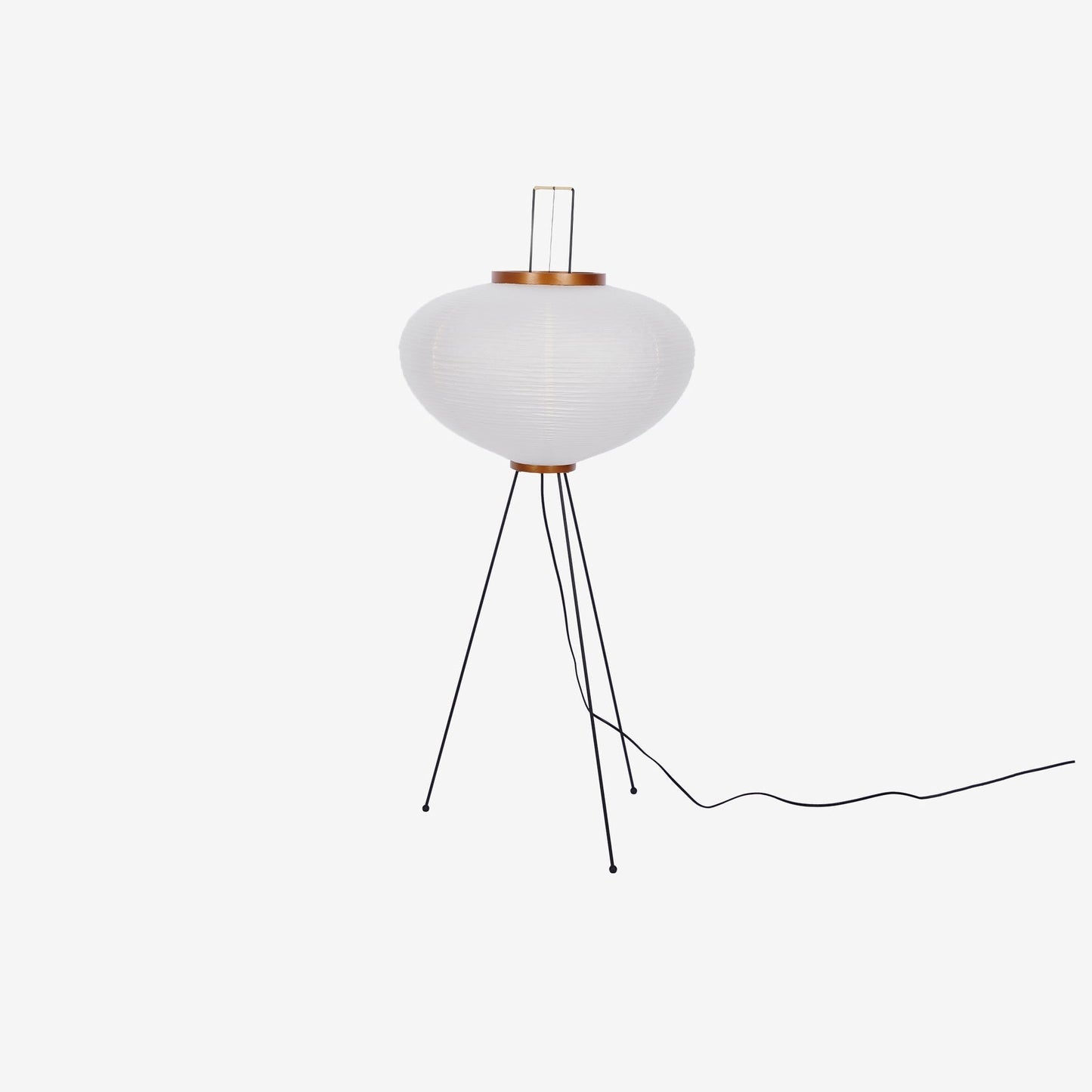 Warm White Paper Floor Lamp with Soft Lighting