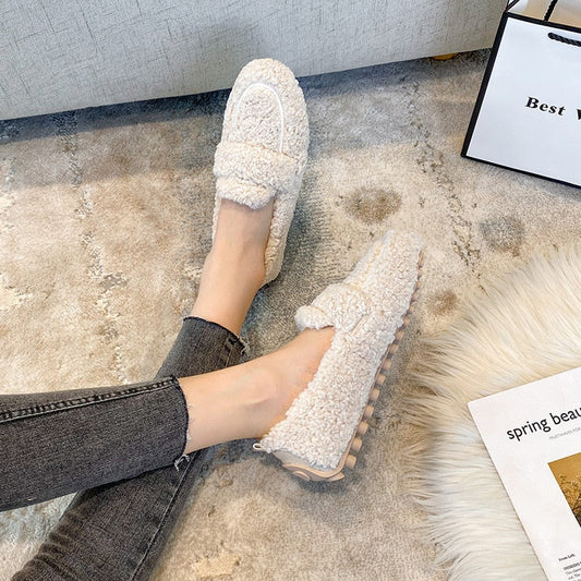 Soft Fuzzy Women's House Slippers - Lusomart