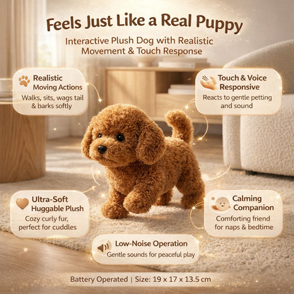 Cuddly Electronic Pet Realistic Puppy Toy