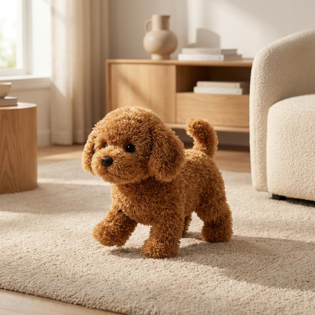 Cuddly Electronic Pet Realistic Puppy Toy - Lusomart