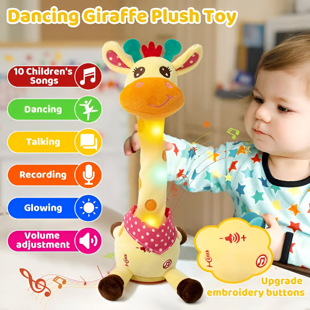 Cuddly Musical Giraffe Toy for Children