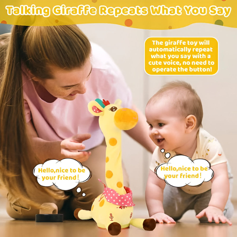 Cuddly Musical Giraffe Toy for Children